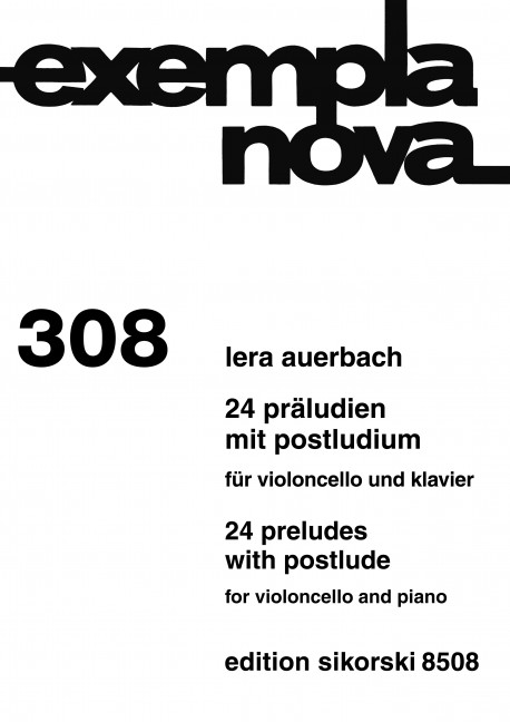 Front Cover Image 24 Präludien mit Postludium op. 47 308