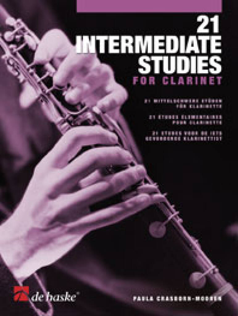 Front Cover Image 21 intermediate Studies for clarinet