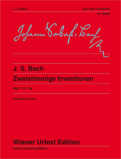 Front Cover Image Zweistimmige Inventionen BWV 772-786