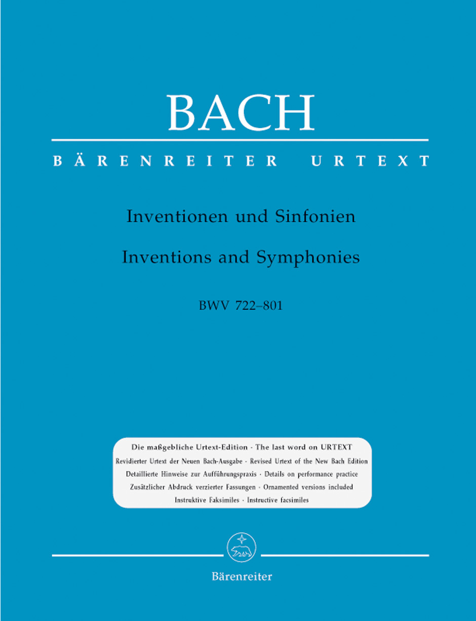Other Cover Image Inventionen und Sinfonien BWV 772-801