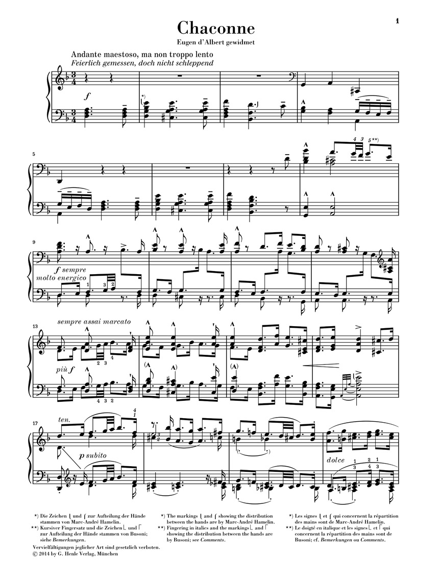 Other Cover Image Chaconne aus der Partita Nr. 2 d-moll