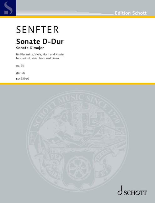 Front Cover Image Sonate D-Dur op. 37