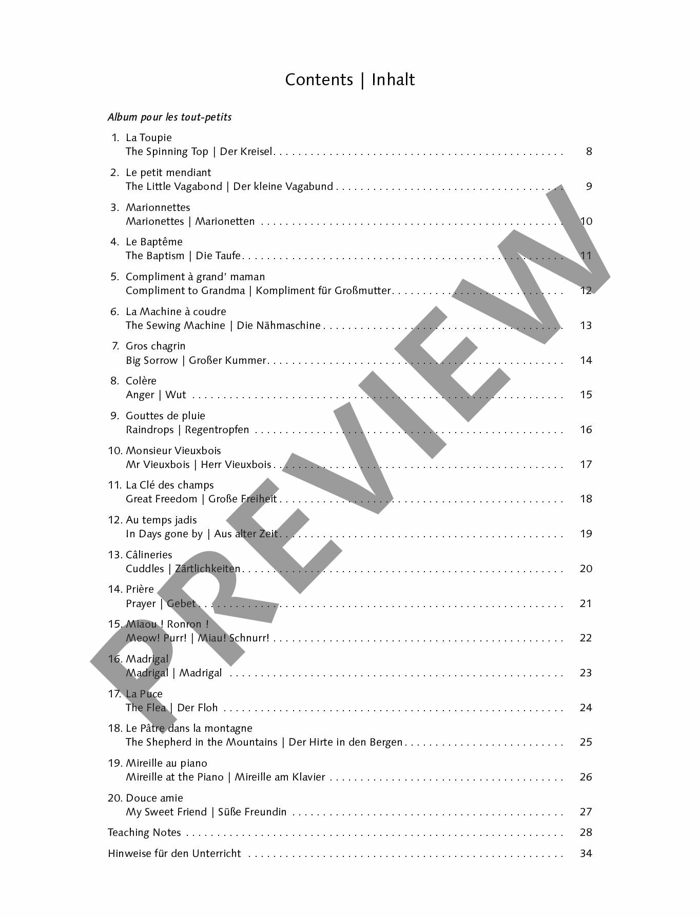 Other Cover Image Album pour les tout-petits op. 103