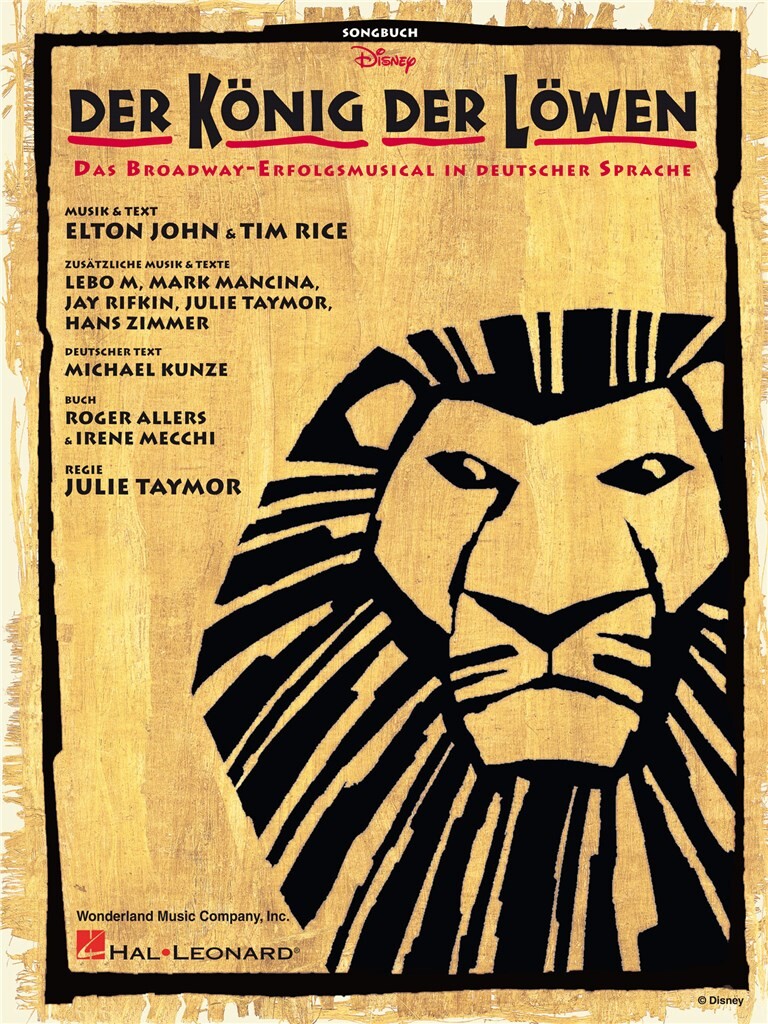 Front Cover Image Der König der Löwen