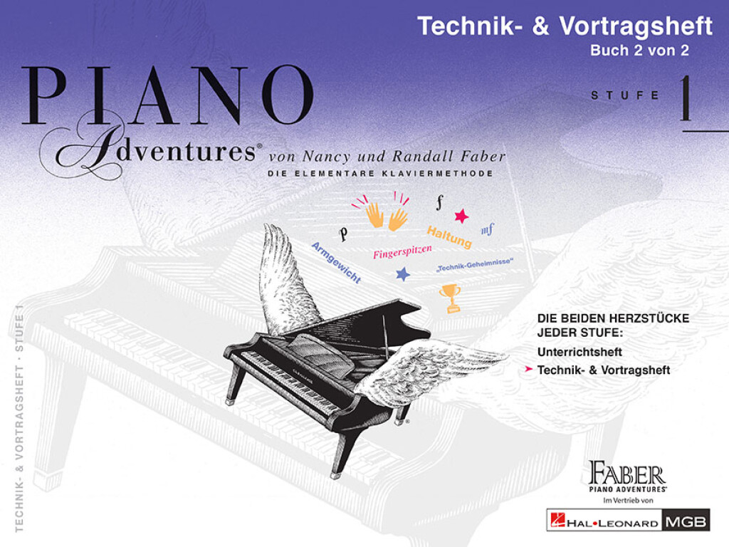 Front Cover Image Piano Adventures Stufe 1 - Technik- & Vortragsheft
