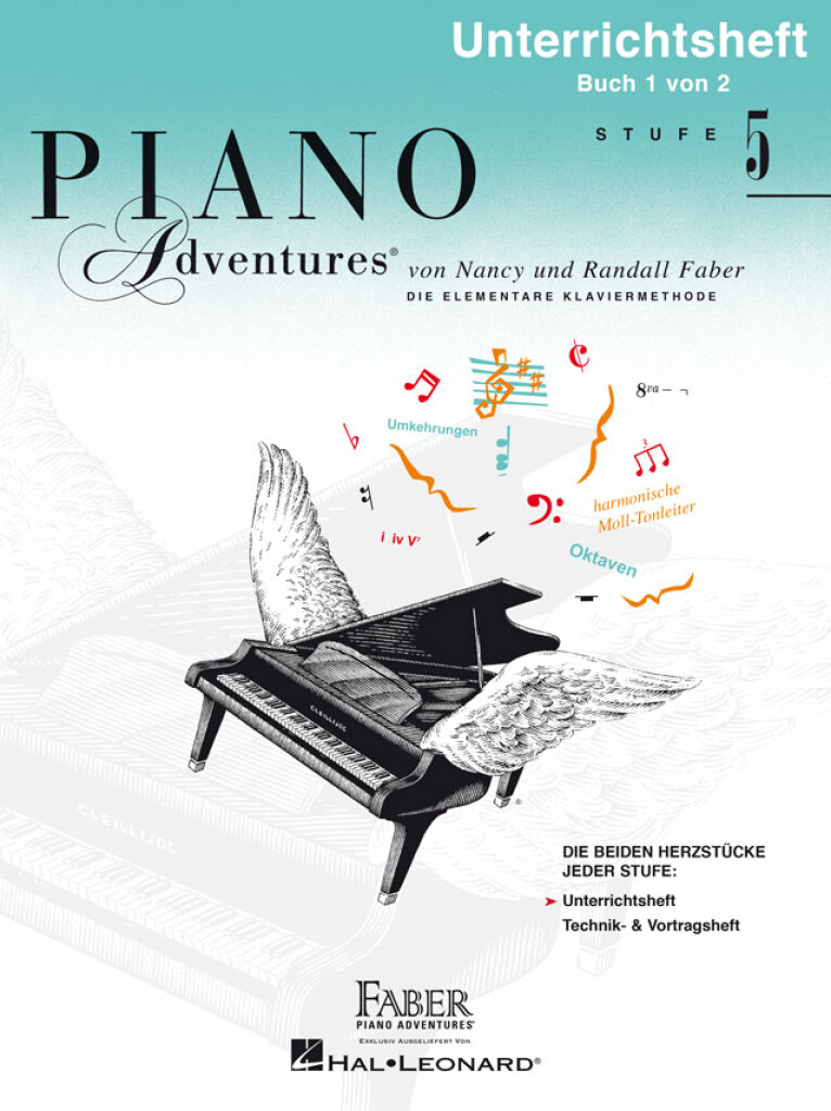 Front Cover Image Piano Adventures Stufe 5 - Unterrichtsheft