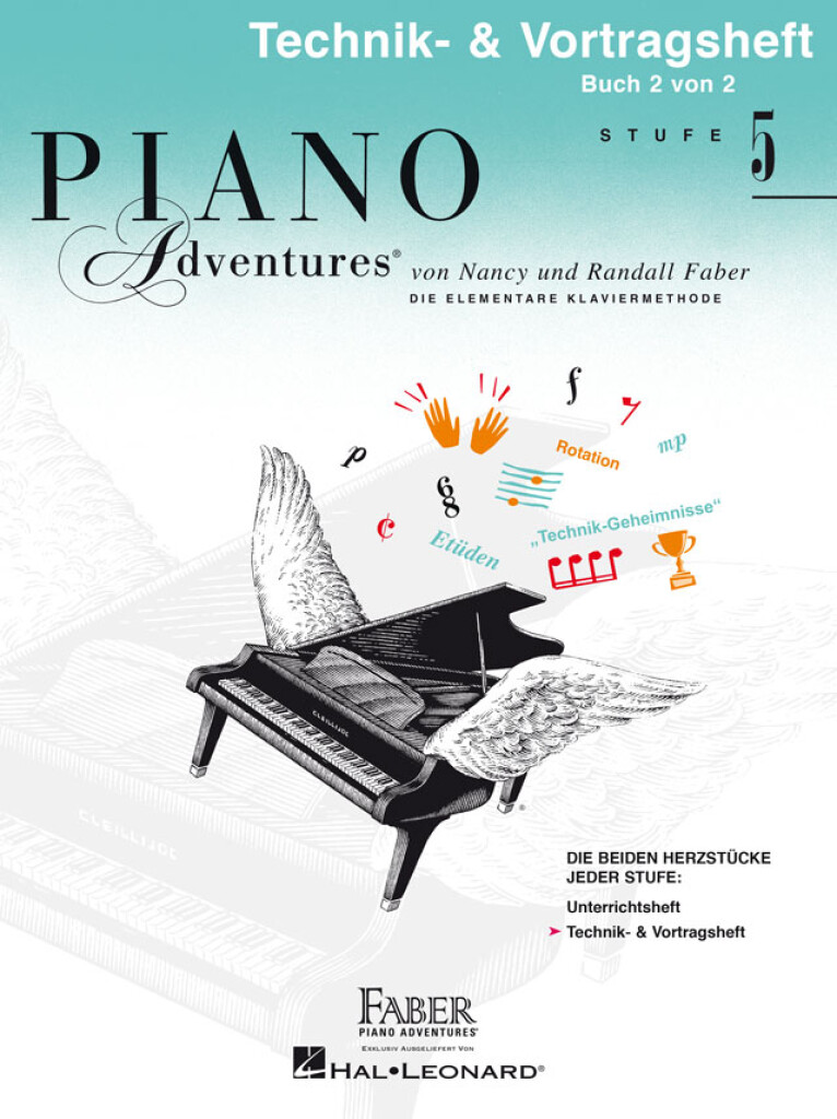 Front Cover Image Piano Adventures Stufe 5 - Technik- & Vortragsheft