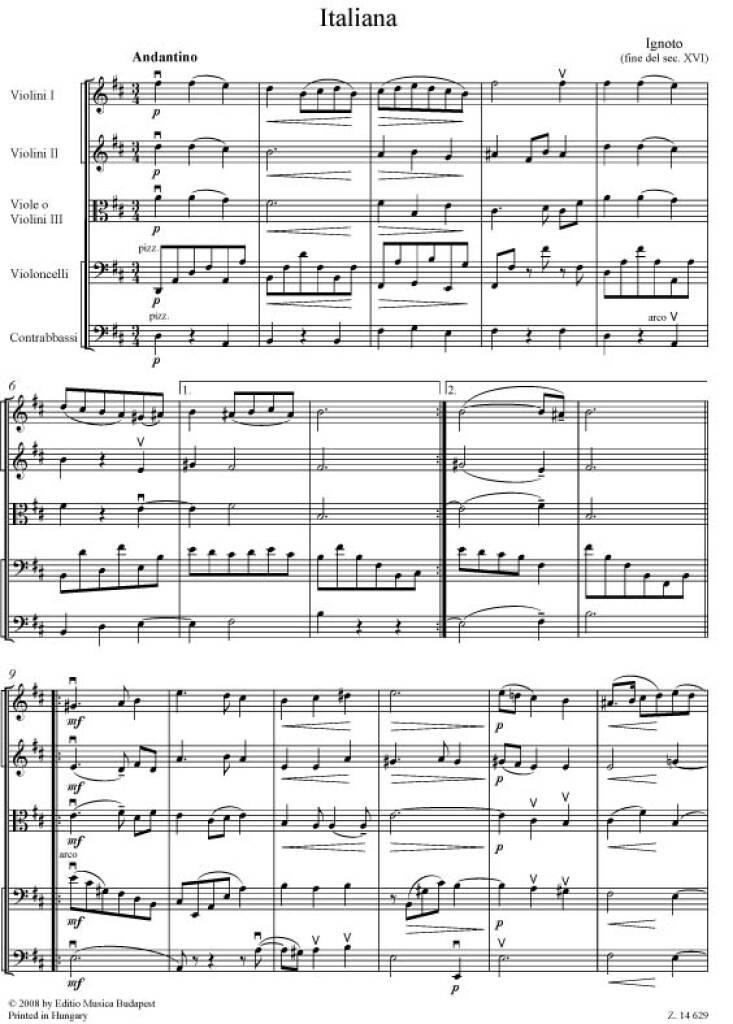 Other Cover Image Antiche danze ed arie - Fünf Stücke