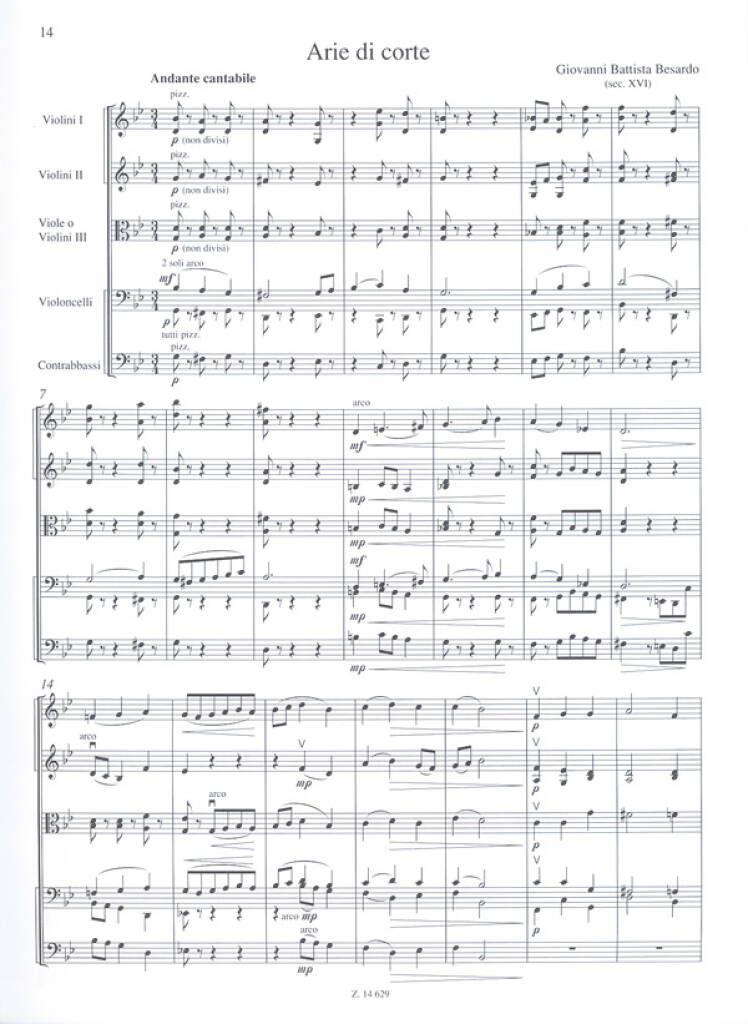 Other Cover Image Antiche danze ed arie - Fünf Stücke