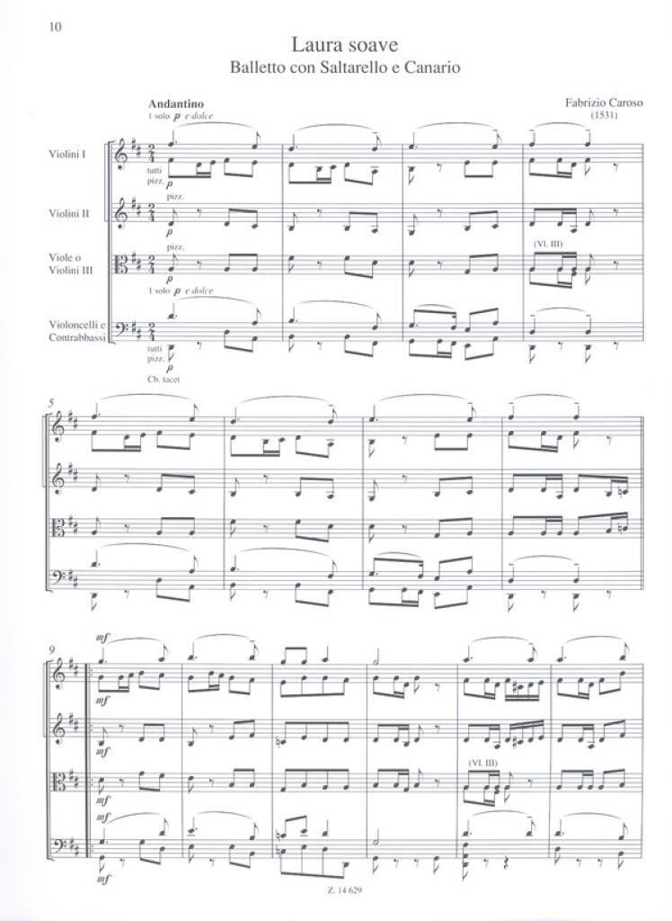 Other Cover Image Antiche danze ed arie - Fünf Stücke