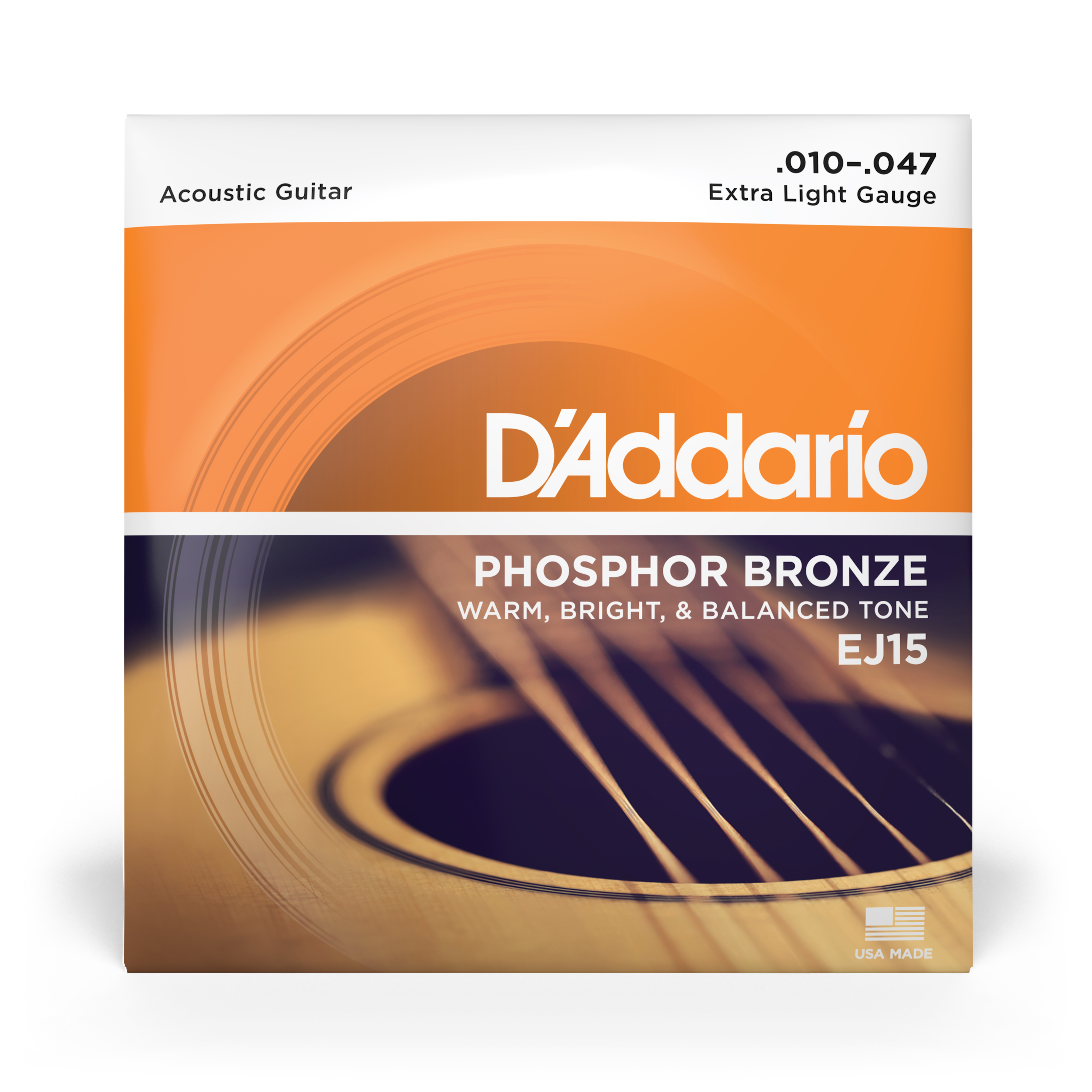 Front Cover Image EJ15 Phosphor Bronze, Extra Light, 10-47