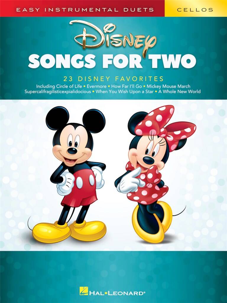 Front Cover Image Disney Songs for Two Cellos