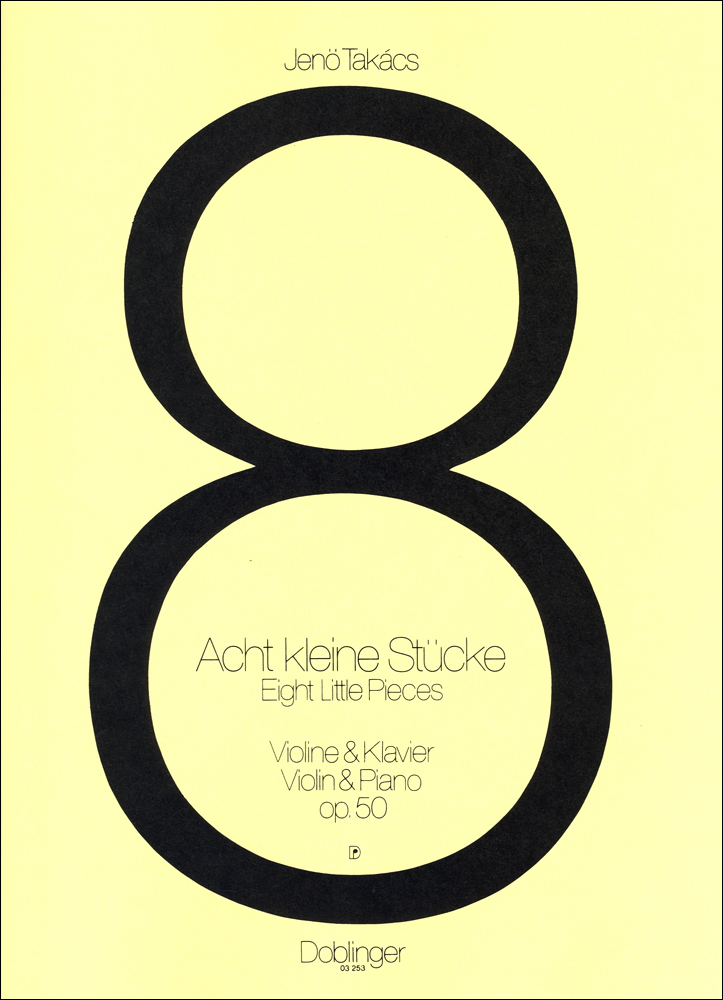 Front Cover Image Acht kleine Stücke op. 50