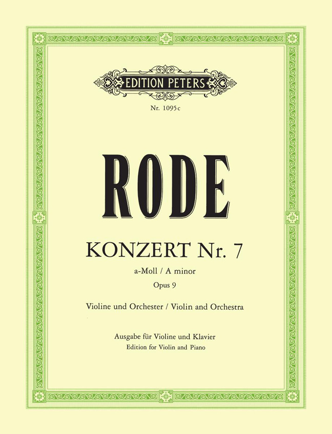 Front Cover Image Konzert für Violine und Orchester Nr. 7 a-moll op. 9