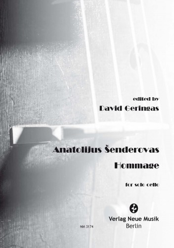 Front Cover Image Hommage für Cello solo