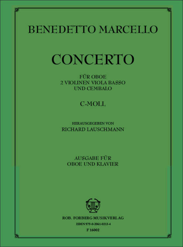 Front Cover Image Concerto c-moll für Oboe und Orchester
