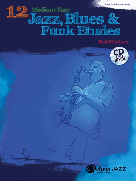 Front Cover Image 12 Medium-Easy Jazz, Blues & Funk Etudes