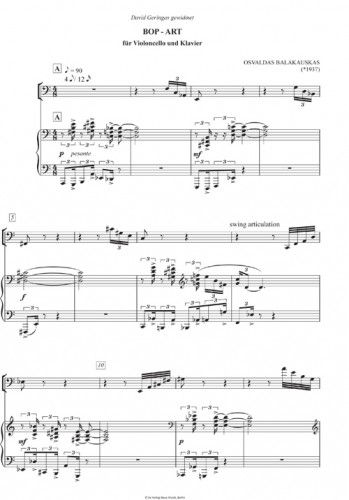 Other Cover Image Bob-Art für Cello und Klavier
