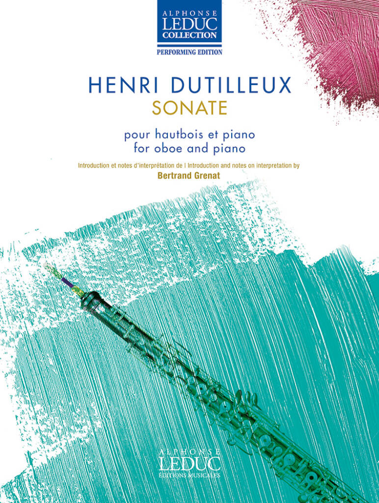 Front Cover Image Sonate pour hautbois et piano