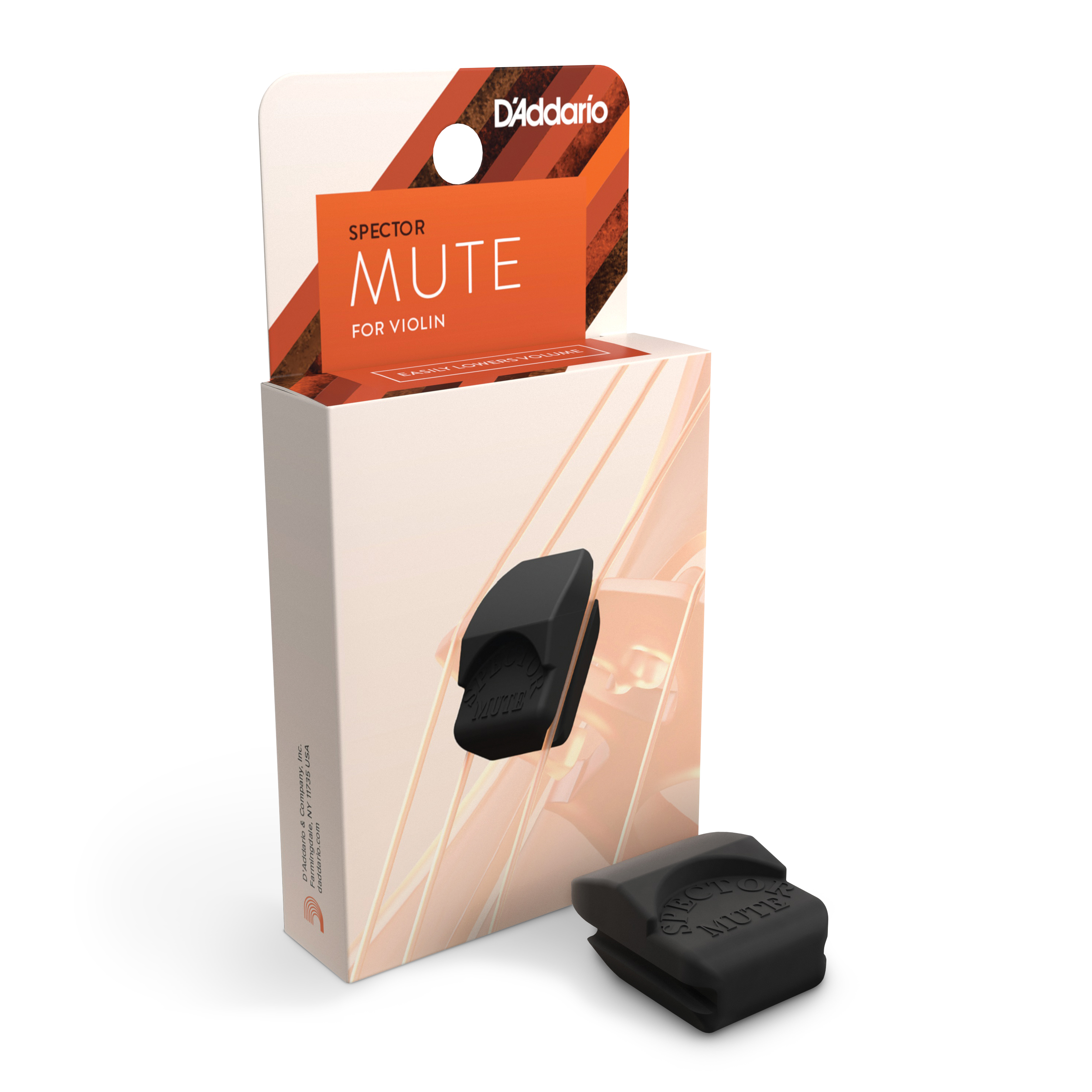 Front Cover Image Spector Violin Dämpfer, Schwarz