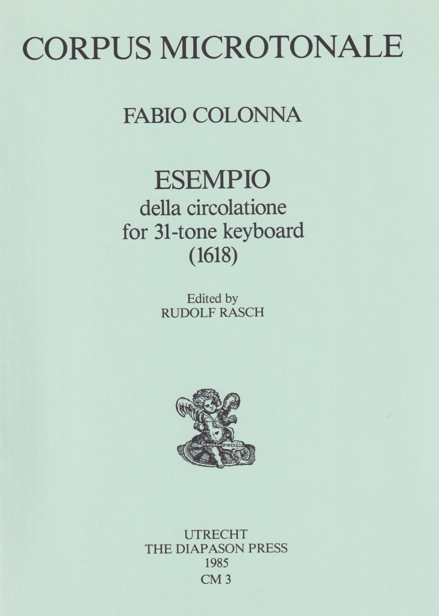 Front Cover Image Esempio della circolatione for 31-tone keyboard
