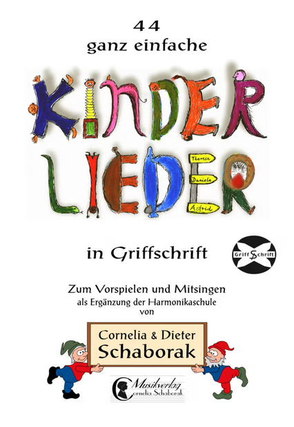 Front Cover Image 44 ganz einfache Kinderlieder in Griffschrift