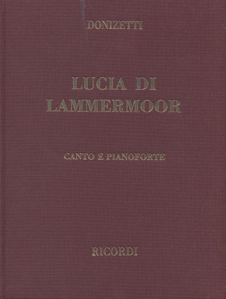 Front Cover Image Lucia di Lammermoor 