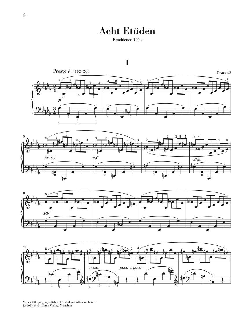 Other Cover Image Acht Etüden Op. 42