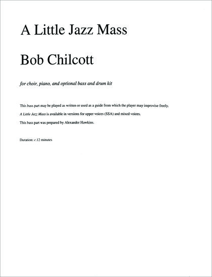 Front Cover Image A Little Jazz Mass