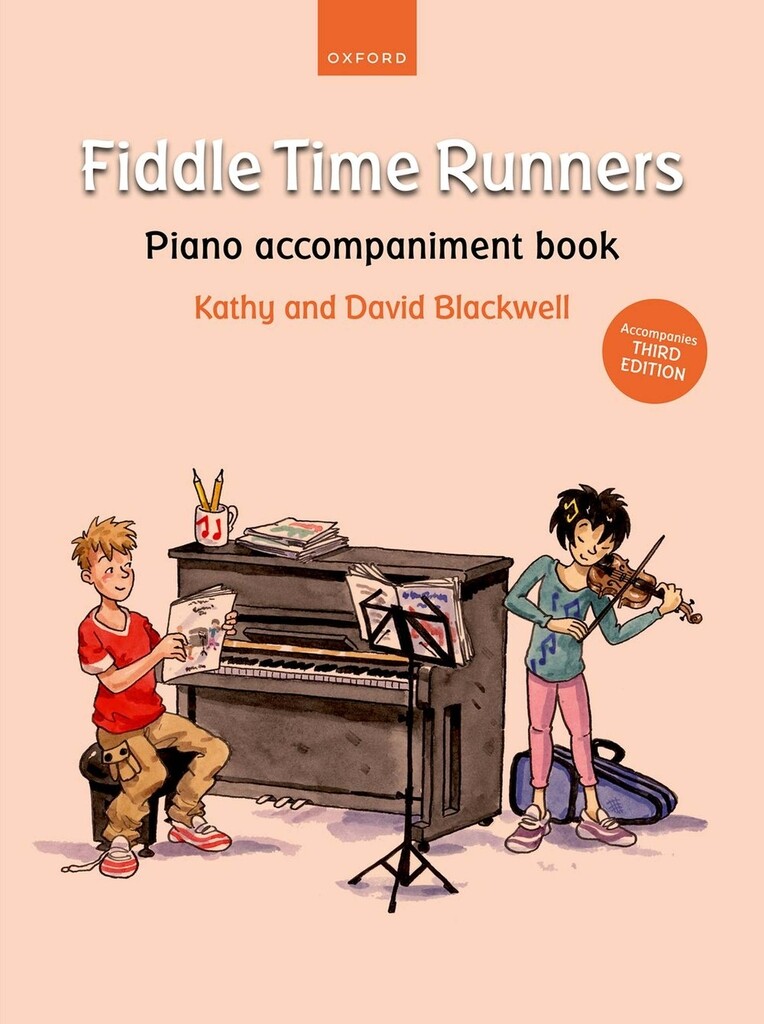 Front Cover Image Fiddle Time Runners Piano accompaniment book