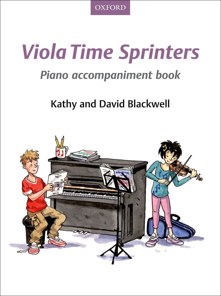 Front Cover Image Viola Time Sprinters Piano Accompaniment Book