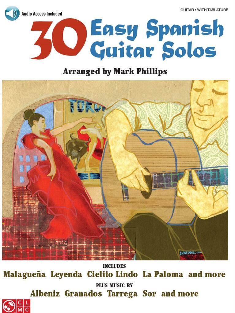 Front Cover Image 30 Easy Spanish Guitar Solos