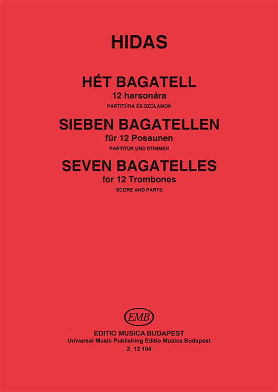 Front Cover Image Sieben Bagatellen