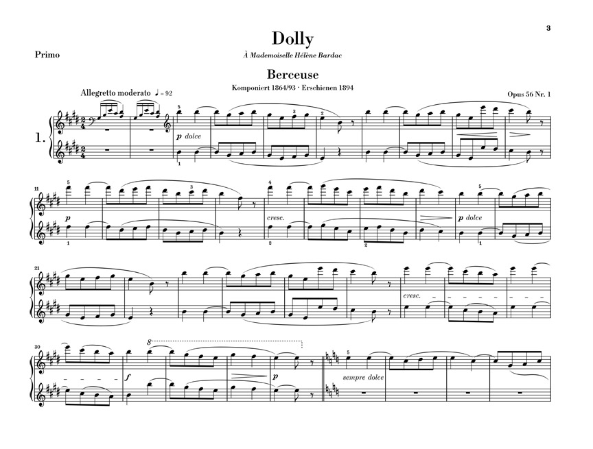 Other Cover Image Dolly op. 56