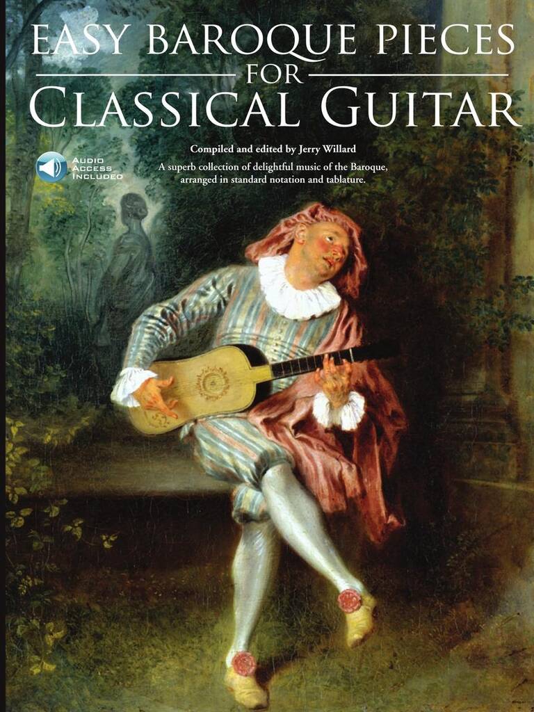 Front Cover Image Easy Baroque Pieces for Classical Guitar