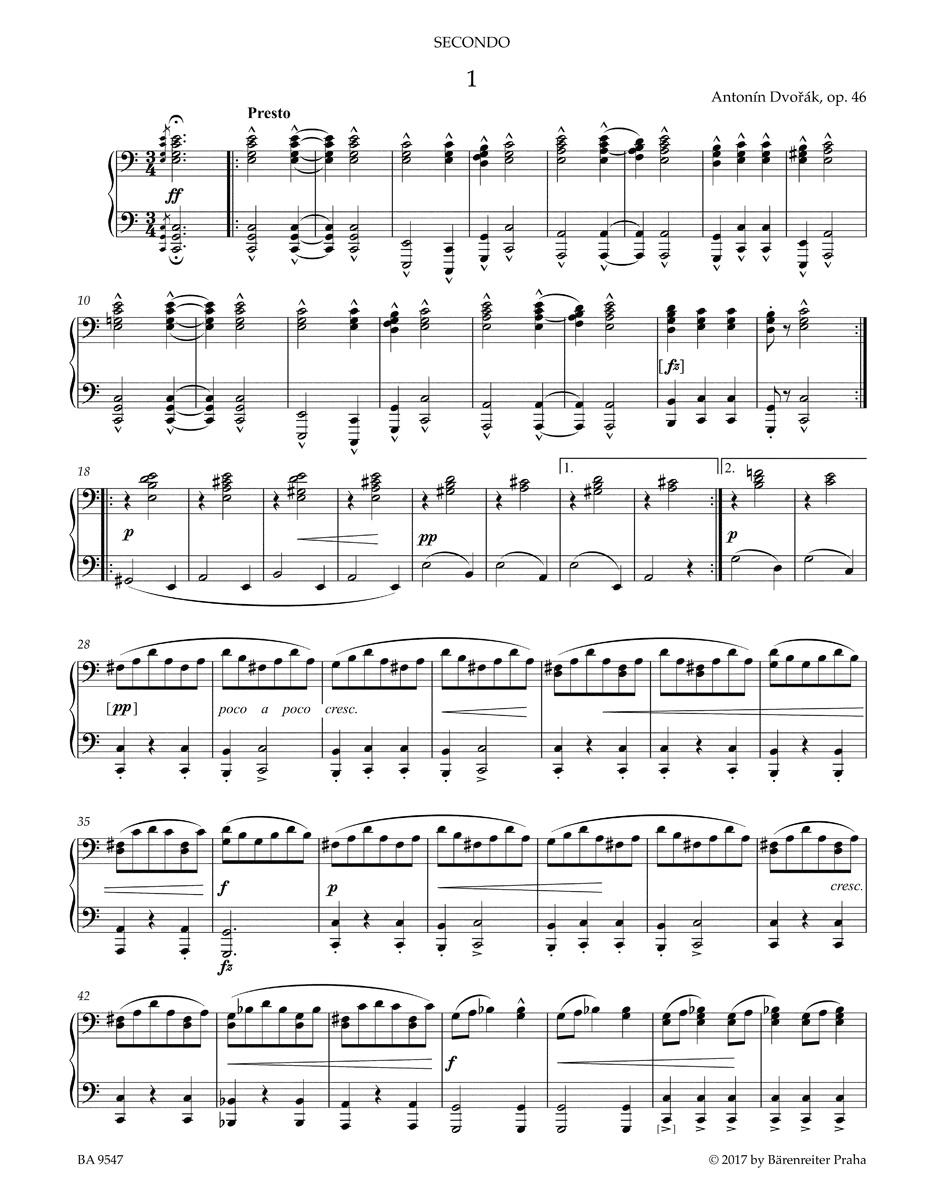 Other Cover Image Slawische Tänze für Klavier zu vier Händen op. 46