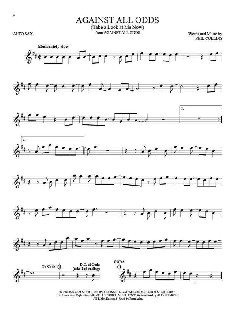 Other Cover Image 101 Movie Hits for Alto Sax