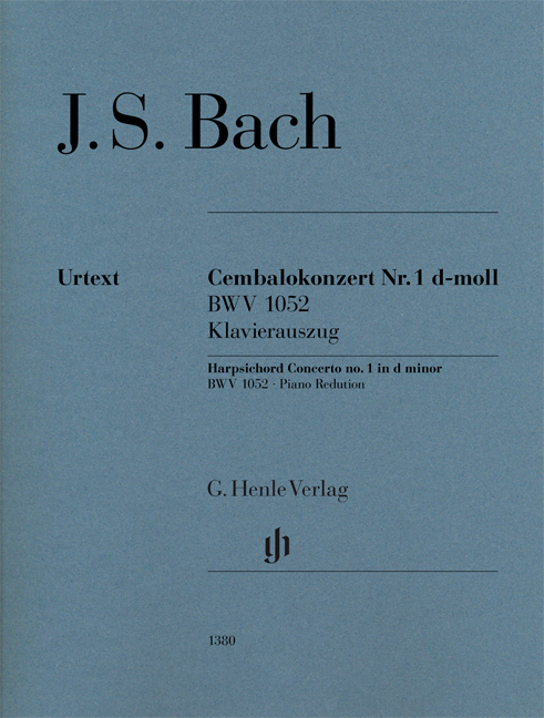 Front Cover Image Cembalokonzert Nr. 1 d-moll BWV 1052