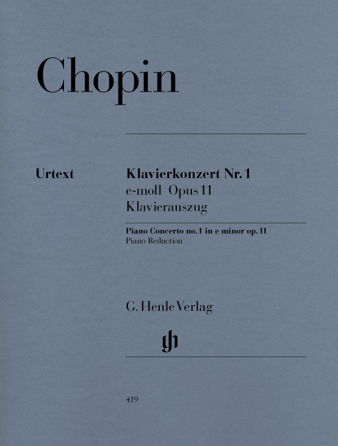 Front Cover Image Klavierkonzert Nr. 1 e-moll op. 11
