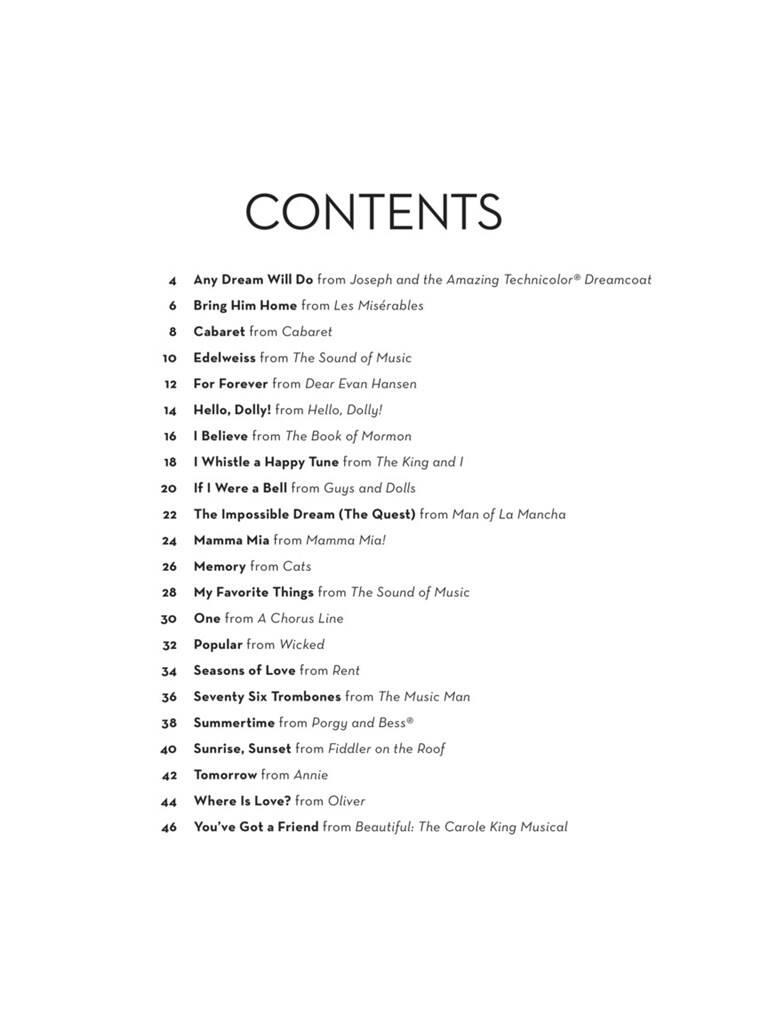 Other Cover Image Broadway Songs for Two Cellos