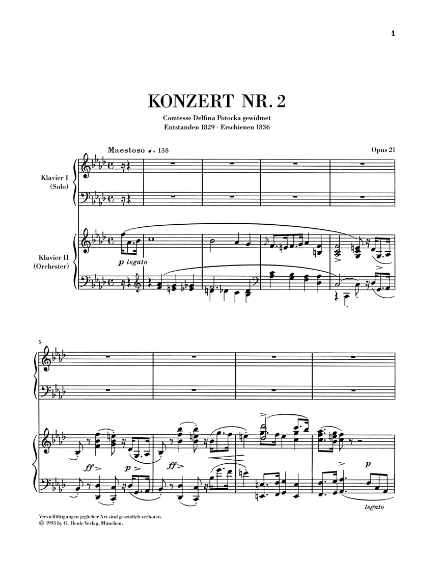 Other Cover Image Klavierkonzert Nr. 2 f-moll op. 21