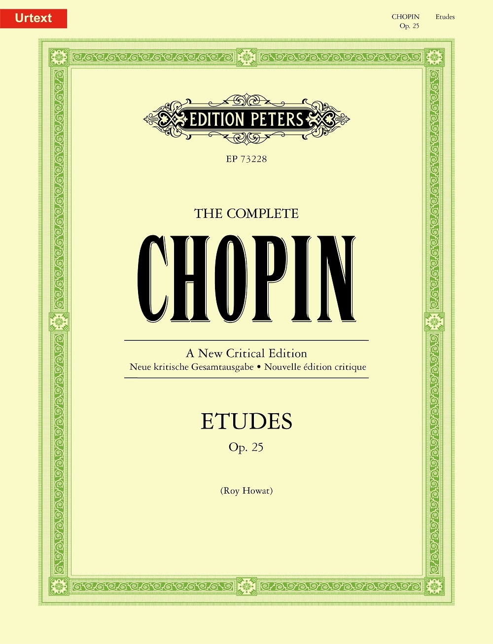 Front Cover Image Etudes op. 25