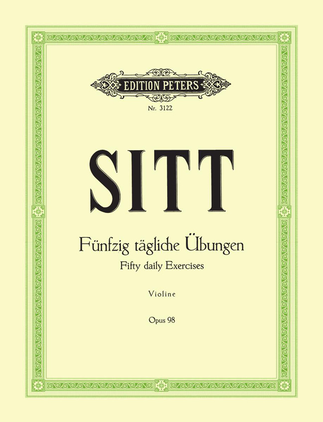 Front Cover Image 50 tägliche Übungen für Violine op. 98
