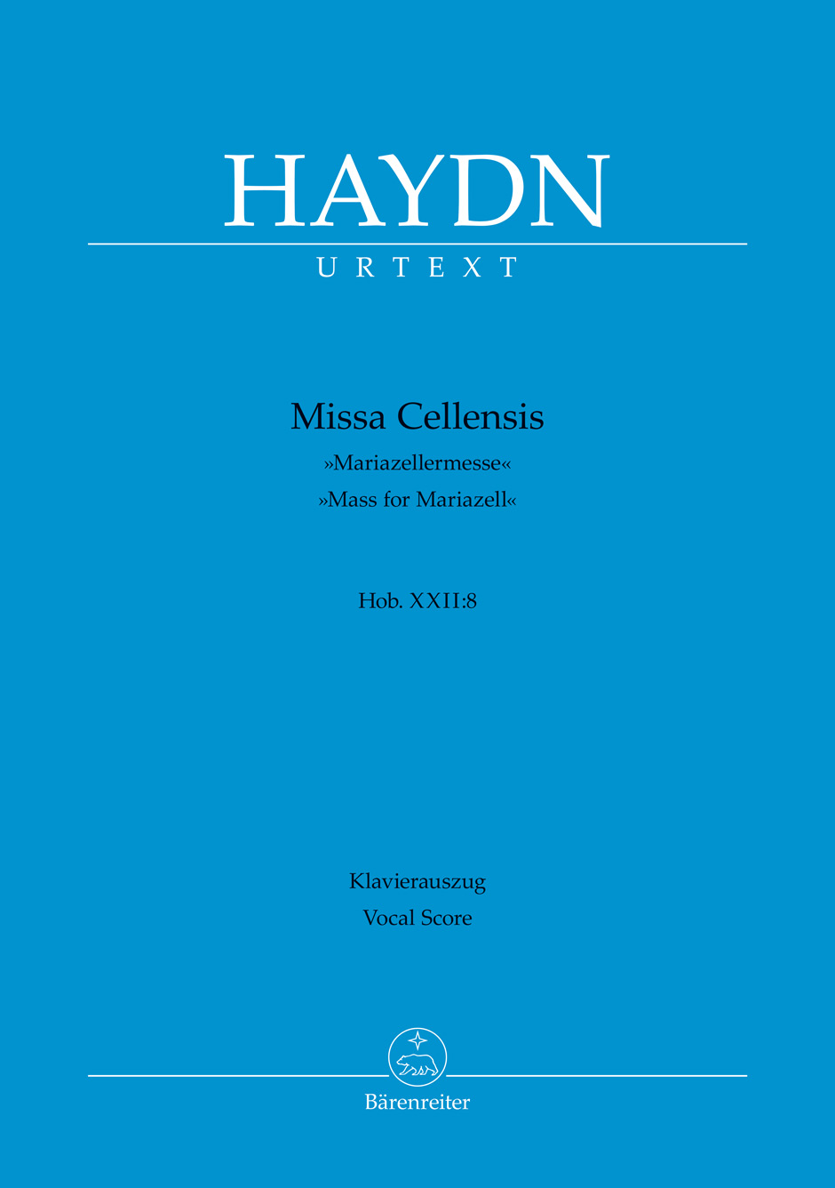 Front Cover Image Missa Cellensis Hob. XXII:8 "Mariazellermesse"