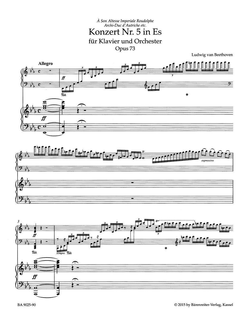 Other Cover Image Konzert für Klavier und Orchester Nr. 5 Es-Dur op. 73