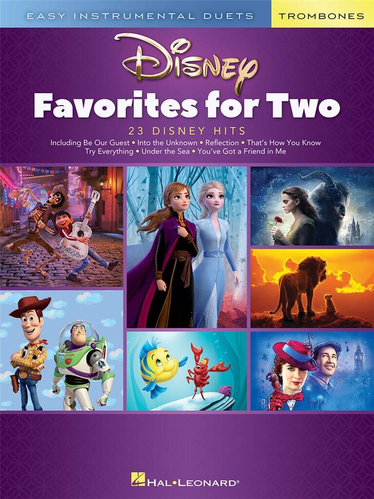 Front Cover Image Disney Favorites for Two Trombones