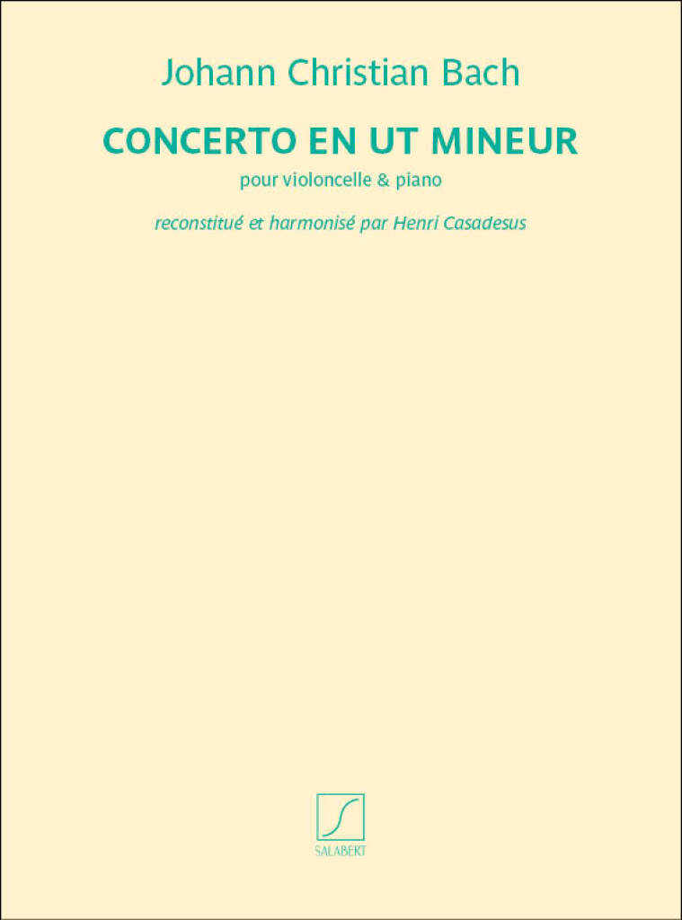 Front Cover Image Concerto en ut Mineur