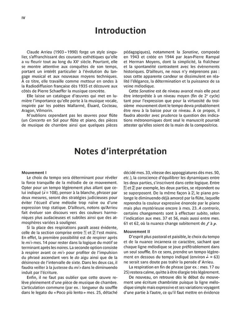 Other Cover Image Sonatine pour flûte et piano