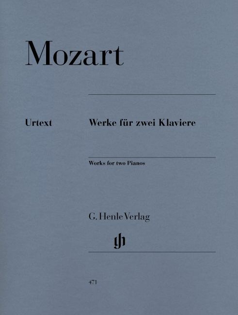 Front Cover Image Werke für zwei Klaviere