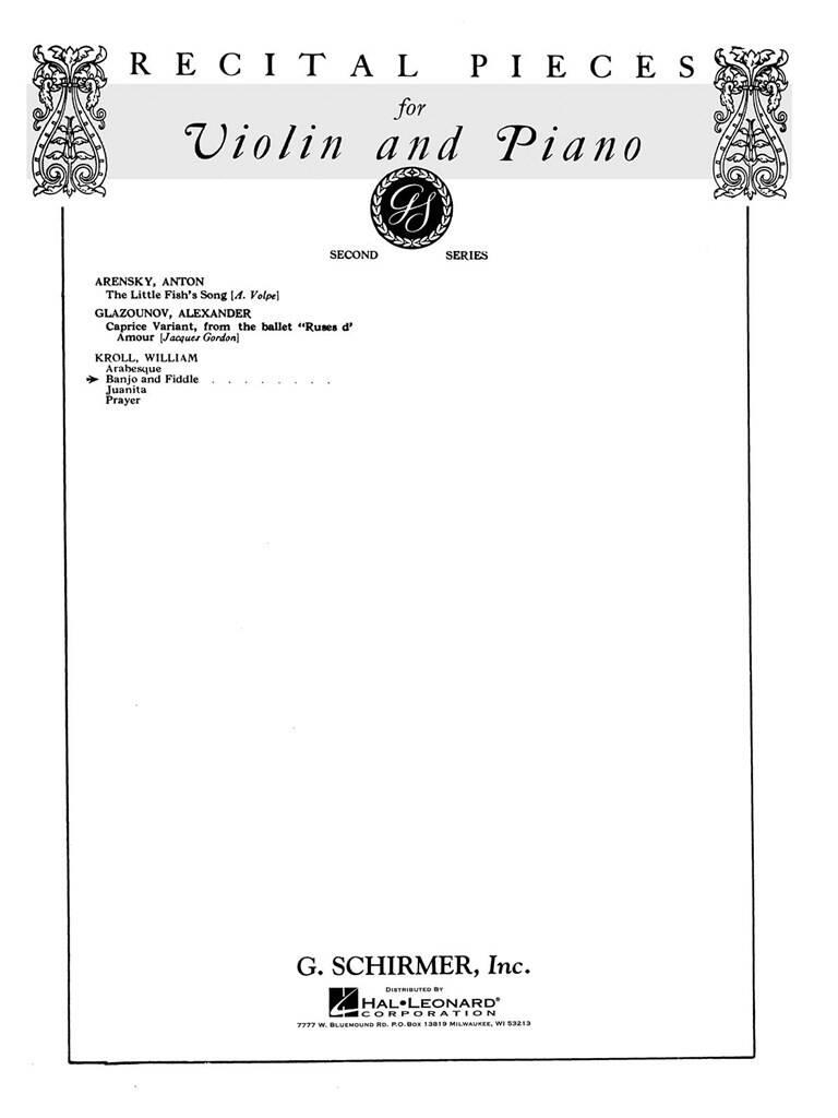 Front Cover Image Banjo and Fiddle